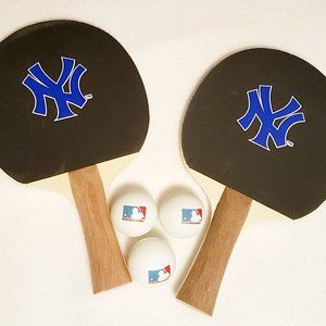 NEW YORK YANKEES PING PONG TABLE TENNIS SET